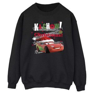 Cars Mens Kachow Christmas Sweatshirt / Black